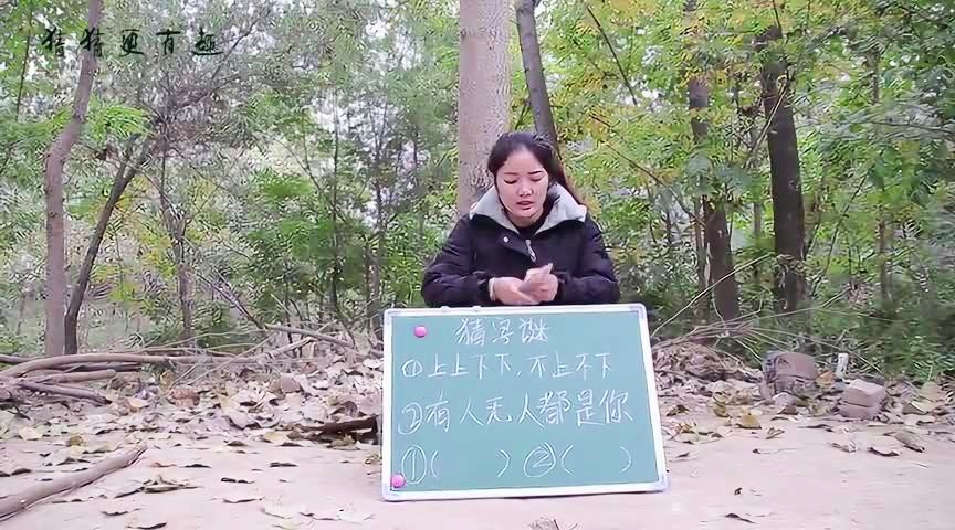 晚秋字谜，一上一下的奇妙游戏晚秋和值谜:一上一下