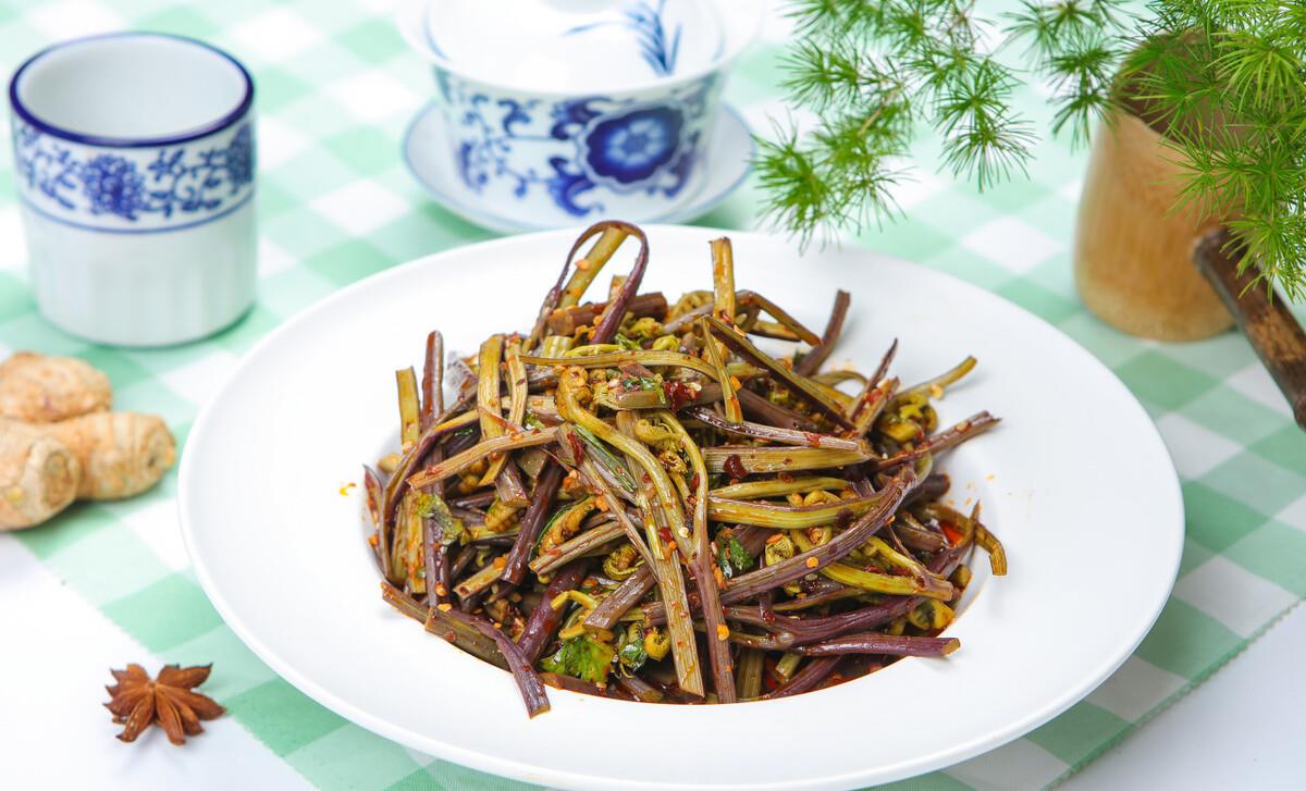 蕨菜，山野间的绿色珍馐蕨菜的正确吃法和做法