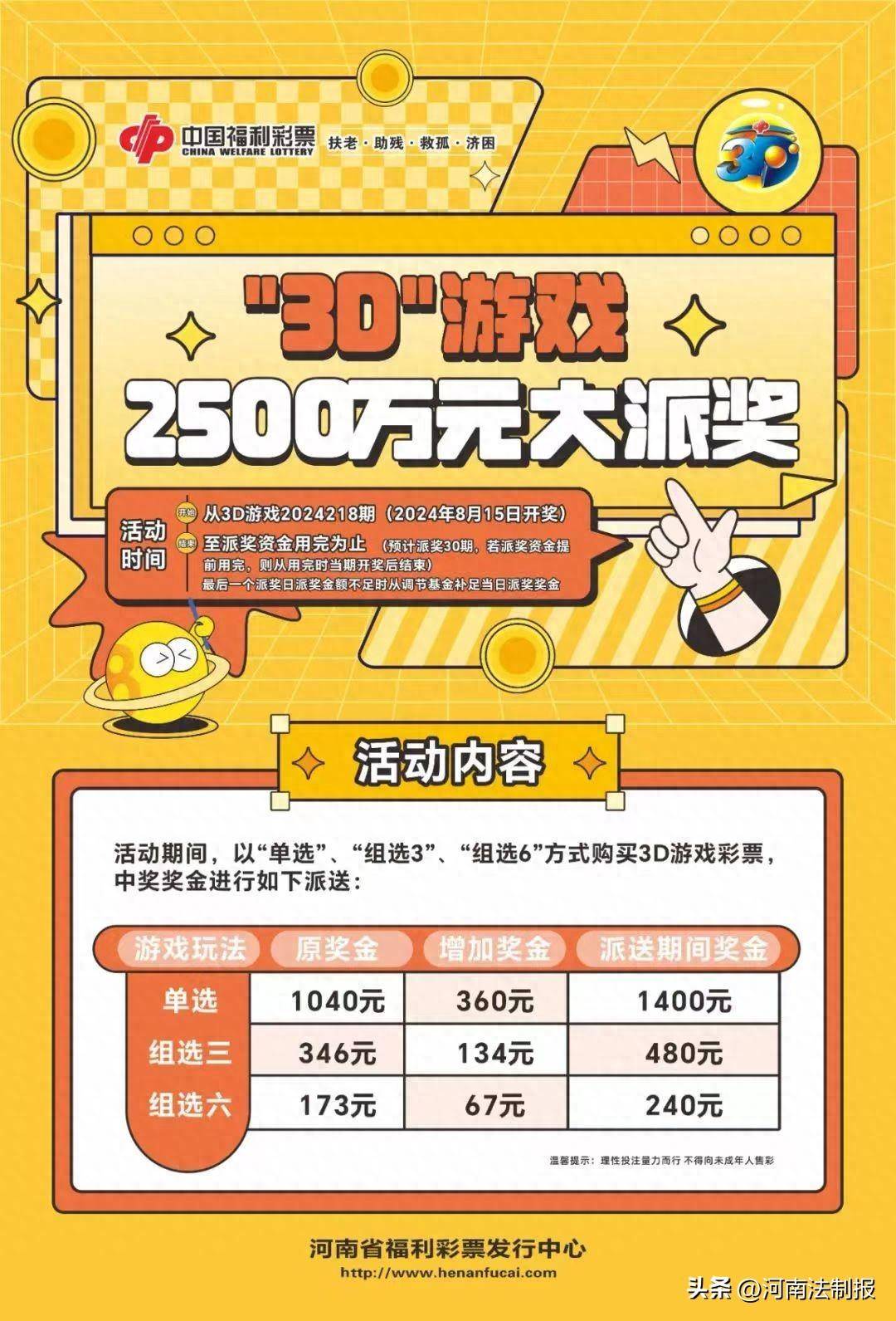 河南福利彩票3D大奖，幸运的火花点亮生活希望河南福利彩票3d大奖查询